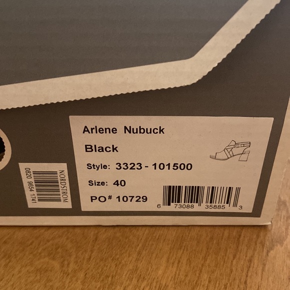 Dansko Arlene Black Nubuck Platform Sandal Brand New In Box Size 40 - Picture 7 of 8